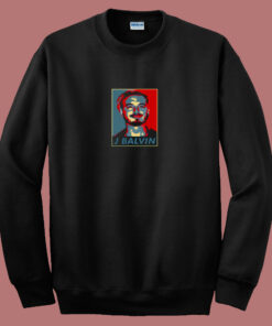 J Balvin Retro 80s Sweatshirt 1