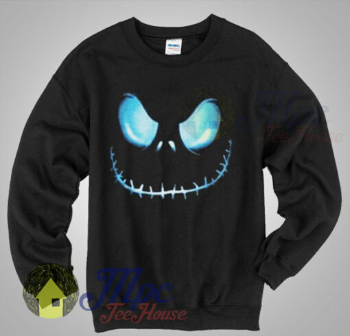 Jack Skellington Face Christmas Sweater