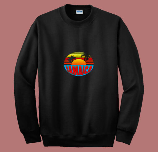 Jamaica Retro Circle 80s Sweatshirt