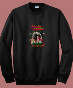 Jaws Of The Leviathan Wonder Woman 80s Sweatshirt Jaws Of The Leviathan Wonder Woman 80s Sweatshirt