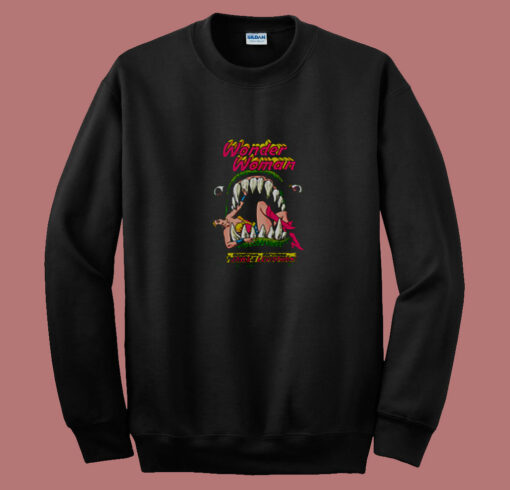 Jaws Of The Leviathan Wonder Woman 80s Sweatshirt