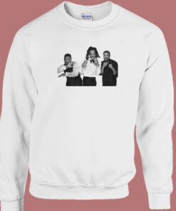 Jay Z With Jonathan Majors Sweatshirt 1