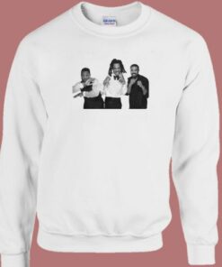 Jay Z With Jonathan Majors Sweatshirt 2