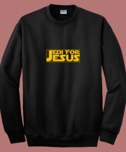 Jedi For Jesus Graphic 80s Sweatshirt Jedi For Jesus Graphic 80s Sweatshirt
