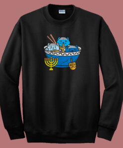 Jewish Cats Ramen Funny 80s Sweatshirt Jewish Cats Ramen Funny 80s Sweatshirt
