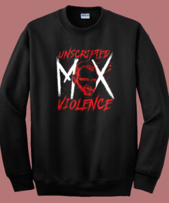 Jon Moxley Unscripted Violence Sweatshirt Jon Moxley Unscripted Violence Sweatshirt