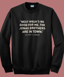 Jonas Brothers Hangover Tour Sweatshirt Jonas Brothers Hangover Tour Sweatshirt