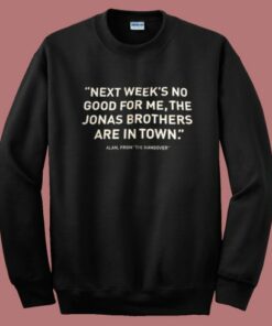 Jonas Brothers Hangover Tour Sweatshirt