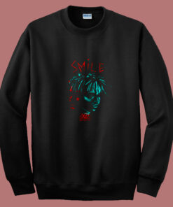 Juice Wrld X The Weekend Smile 999 80s Sweatshirt Juice Wrld X The Weekend Smile 999 80s Sweatshirt