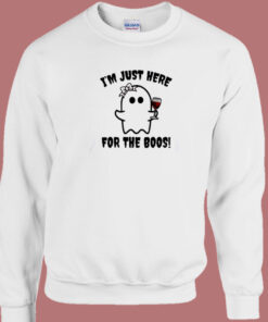Just Here For The Boos 80s Sweatshirt
