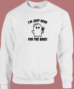 Just Here For The Boos 80s Sweatshirt