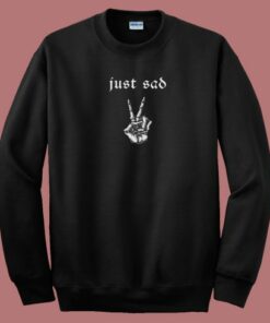 Just Sad Aesthetic 80s Sweatshirt