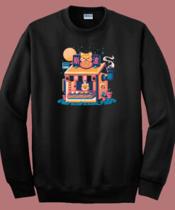 Kawaii Pizza Cute Dog 80s Sweatshirt Kawaii Pizza Cute Dog 80s Sweatshirt