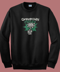 Kerplunk Green Day Flower 80s Sweatshirt