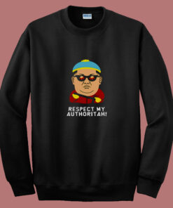 Kim Nuclear Missile Respect My Authoritah 80s Sweatshirt Kim Nuclear Missile Respect My Authoritah 80s Sweatshirt
