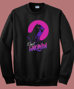 King Of Wakanda 80s Sweatshirt King Of Wakanda 80s Sweatshirt