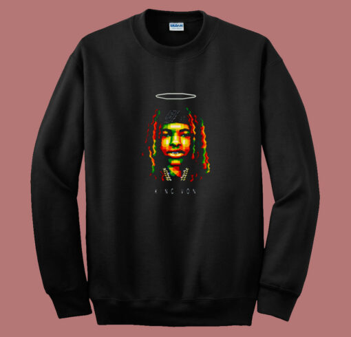 King Von Rest In Peace King Von 80s Sweatshirt