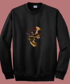 Knight Of Skeleton 80s Sweatshirt