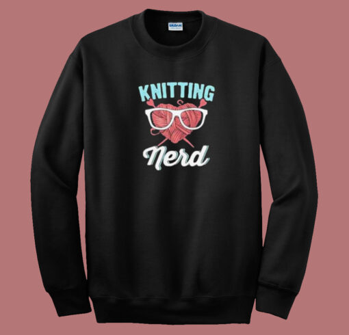 Knitter Granny Crochet 80s Sweatshirt