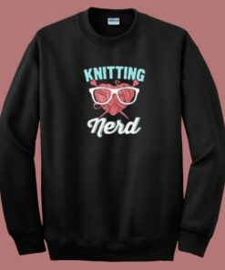 Knitter Granny Crochet 80s Sweatshirt