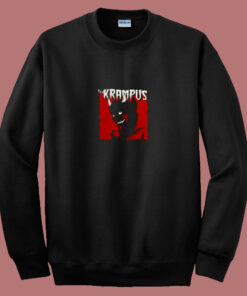 Krampus Evil Santa Claus Christmas Demon 80s Sweatshirt Krampus Evil Santa Claus Christmas Demon 80s Sweatshirt