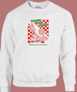 Krusty Krab Pizza 80s Sweatshirt 1