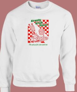 Krusty Krab Pizza 80s Sweatshirt 2
