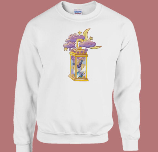 Lantern Dreams Graphic 80s Sweatshirt