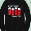 Leather Mouth Sweatshirt
