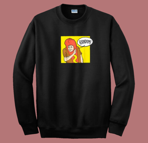 Leave Hot Dog Meme 80s Sweatshirt