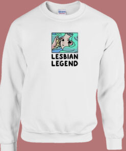 Lesbian Legend Meme 80s Sweatshirt 1