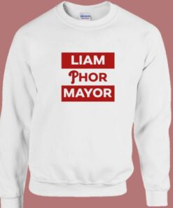 Liam Phor Mayor Sweatshirt 1 Liam Phor Mayor Sweatshirt 2