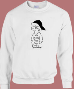 Lisa Simpson I’M Better Than You Sweatshirt
