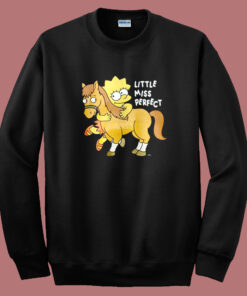 Lisa Simpson Little Miss Perfect Sweatshirt Lisa Simpson Little Miss Perfect Sweatshirt