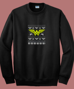 Logo Wonder Woman Christmas 80s Sweatshirt Logo Wonder Woman Christmas 80s Sweatshirt