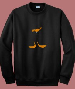 Looney Tunes Daffy Duck With Arms 80s Sweatshirt