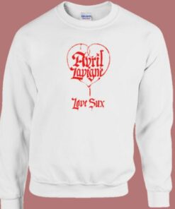 Love Sux Avril Lavigne Sweatshirt On Sale 1 Love Sux Avril Lavigne Sweatshirt On Sale 2