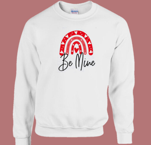 Love Valentine Boho Rainbow Lips 80s Sweatshirt