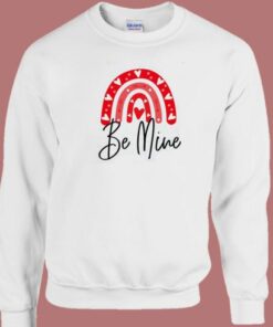 Love Valentine Boho Rainbow Lips 80s Sweatshirt