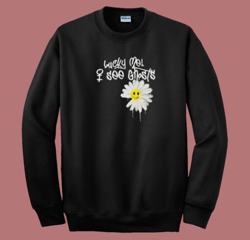 Lucky Me See Ghosts Daisy 80s Sweatshirt