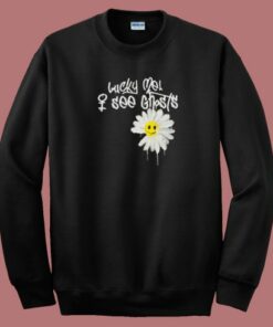Lucky Me See Ghosts Daisy 80s Sweatshirt