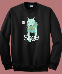 Lying Cat Cool In Saga Sweatshirt Lying Cat Cool In Saga Sweatshirt