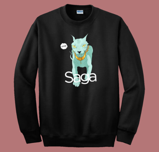 Lying Cat Cool In Saga Sweatshirt