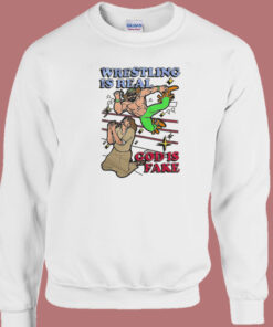 Macho Man Wrestling Is Real Sweatshirt 1