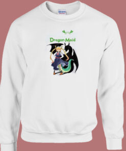 Maid Dragon Anime 80s Sweatshirt 1
