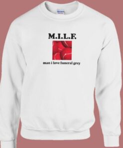 Man I Love Funeral Grey Sweatshirt 1 Man I Love Funeral Grey Sweatshirt 2