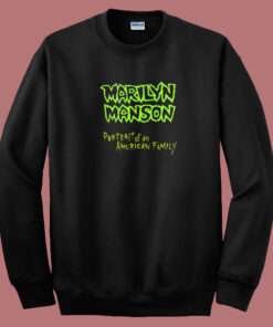 Marilyn Manson Portrait Logo Sweatshirt Marilyn Manson Portrait Logo Sweatshirt