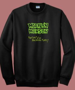 Marilyn Manson Portrait Logo Sweatshirt