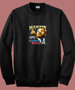 Martin Luther King Distressed 90s Vintage 80s Sweatshirt Martin Luther King Distressed 90s Vintage 80s Sweatshirt
