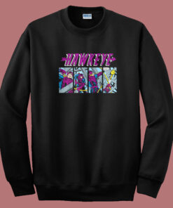 Marvel Hawkeye Just One Chance 80s Sweatshirt Marvel Hawkeye Just One Chance 80s Sweatshirt